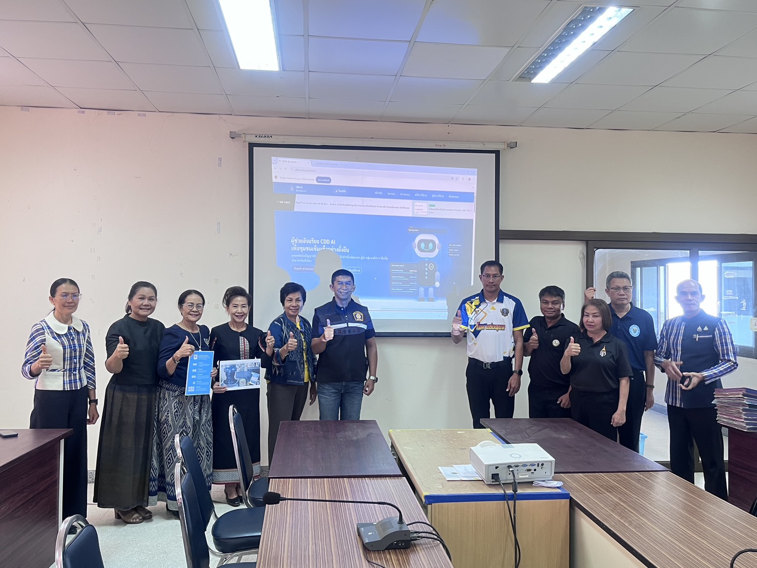 พช.นิคมคำสร้อย : ประชาสัมพันธ์ “CDD AI Chatbot” ผู้ช่วยอัจฉริยะด้านการพัฒนาชุมชน