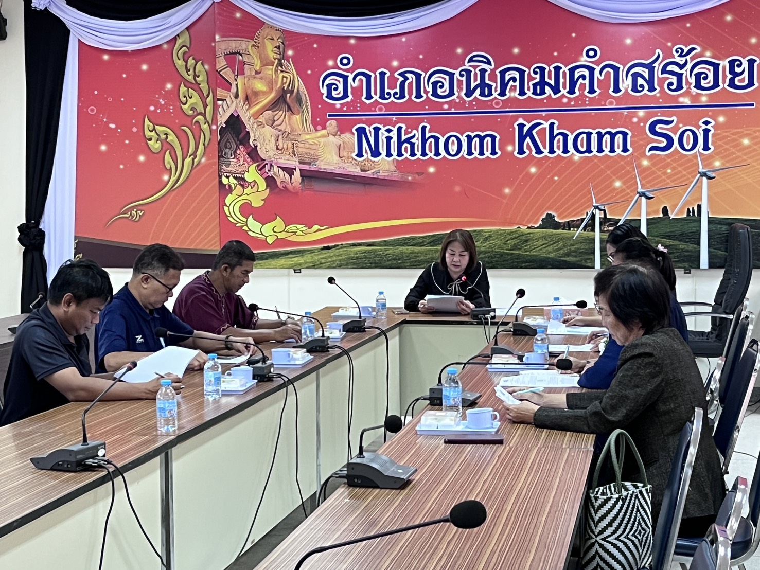 พช.นิคมคำสร้อย : จัดประชุมคณะอนุกรรมการกลั่นกรองและติดตามการดำเนินงานกองทุนพัฒนาบทบาทสตรีอำเภอนิคมคำสร้อย ครั้งที่ 5/2569