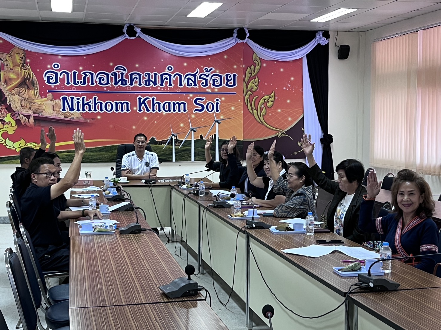 พช.นิคมคำสร้อย : จัดประชุมคณะอนุกรรมการกลั่นกรองและติดตามการดำเนินงานกองทุนพัฒนาบทบาทสตรีอำเภอนิคมคำสร้อย ครั้งที่ 6/2569